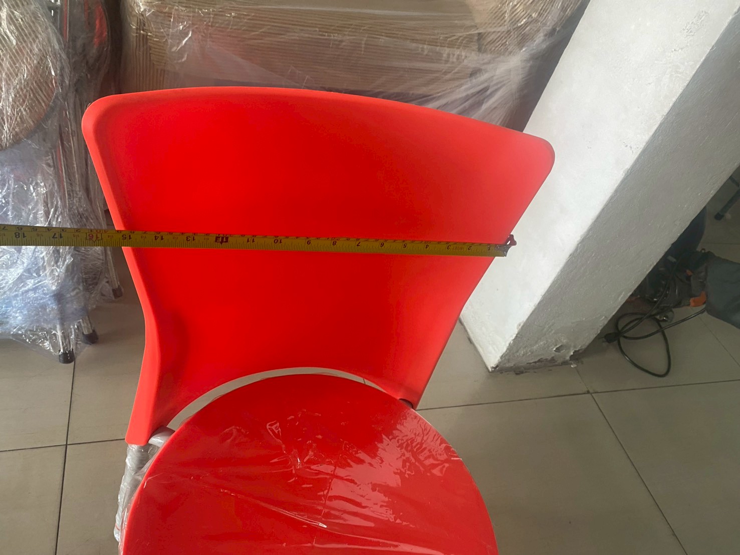 78021::DT-134::เก้าอี้พลาสติก ขาพ่นสี เก้าอี้เอนกประสงค์ VC