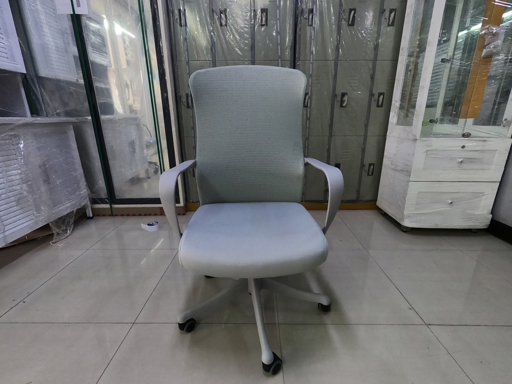 35040::LM-989(Gray)::เก้าอี้สำนักงานพนักพิงสูง เก้าอี้ตาข่าย สีเทา ขนาด 585x500x1120 มม. รองรับน้ำหนักได้ 120 kg. CL เก้าอี้สำนักงาน CL เก้าอี้สำนักงาน