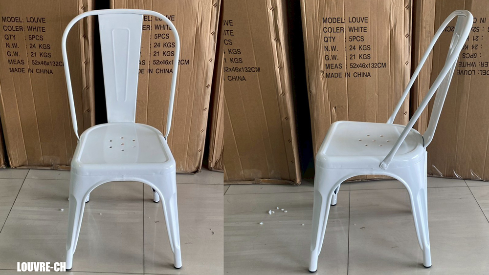 79015::LOUVRE-TB,LOUVRE-CH::LOUVRE-TB(ลูฟวร์-ทีบี) โต๊ะอาหารโครงเหล็ก ขนาด ก1200xล600xส740มม. 
LOUVRE-CH(ลูฟวร์-ซีเอช) เก้าอี้อาหารโครงเหล็ก ขนาด ก430xล500xส850มม. สีดำ,สีขาว,สีเทา เบสช้อยส์ ชุดโต๊ะอาหาร