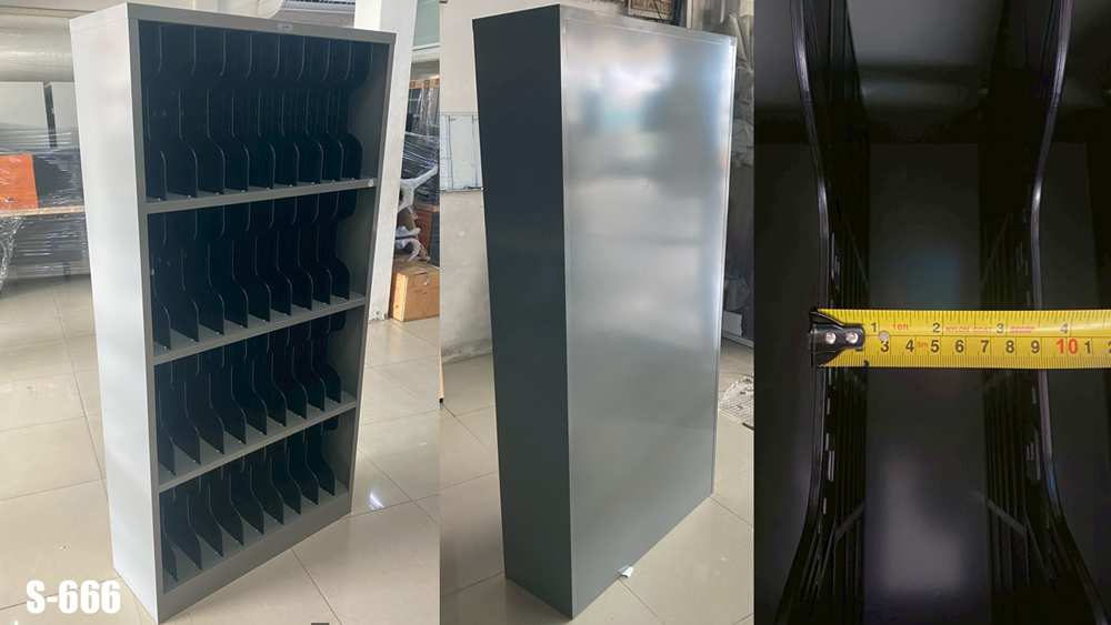 67092::S-666::A Sure steel shelves. Dimension (WxDxH) cm : 91.4x30.5x175.4 Metal Shelves