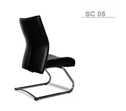 72063::SC-05::An Asahi SC-05 series office chair with chromium base. 3-year warranty for the frame of a chair under normal application and 1-year warranty for the plastic base and accessories. Dimension (WxDxH) cm : 49x62x92. Available in 3 seat styles: PVC Leather, PU leather and Cotton. Row Chairs