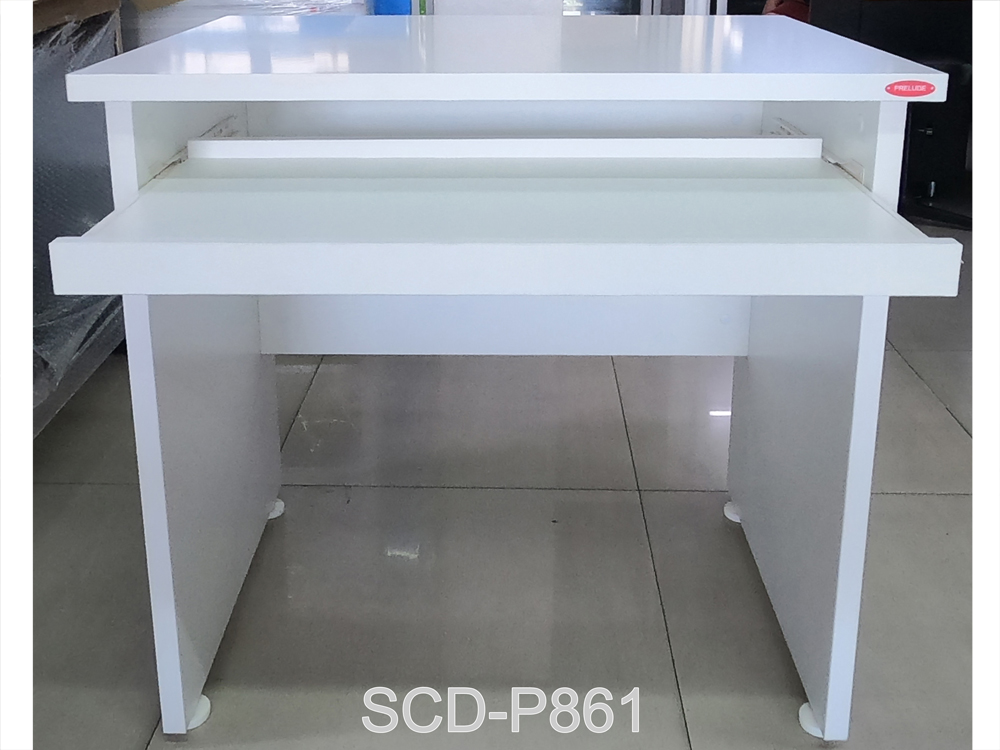 68033::SCD-P861::A Prelude melamine office table. Dimension (WxDxH) cm :80x60x75