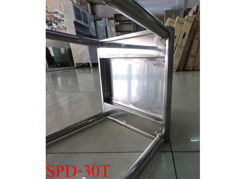 63025::SPD-30T::เก้าอี้สแตนเลสแท้เกรด 304 แบบเหลี่ยม หนา 1 มิล ขนาดเส้นผ่านศูนย์กลาง 300 มม. สูง 500 มม. เอสพีดี เก้าอี้สแตนเลส
