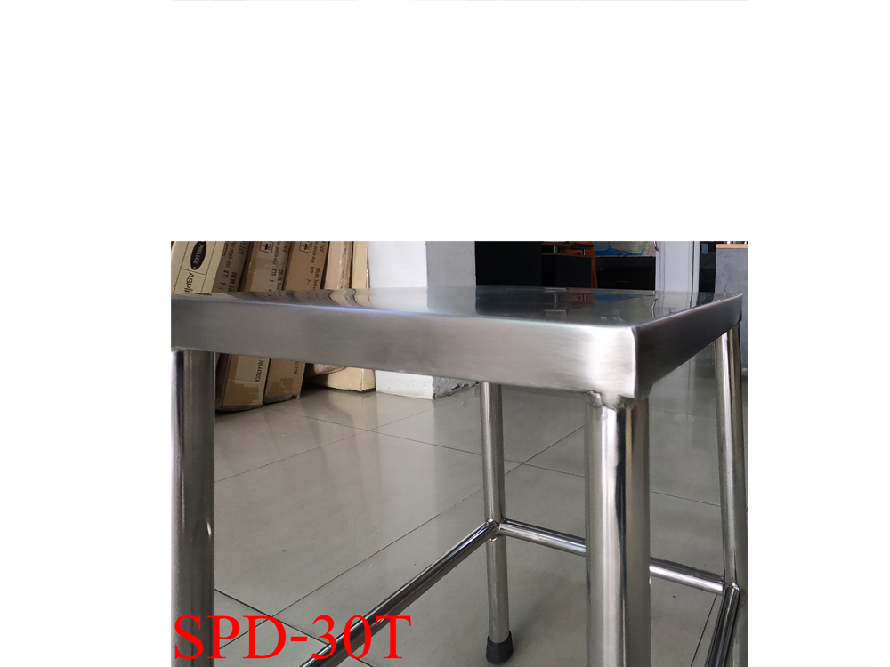 63025::SPD-30T::เก้าอี้สแตนเลสแท้เกรด 304 แบบเหลี่ยม หนา 1 มิล ขนาดเส้นผ่านศูนย์กลาง 300 มม. สูง 500 มม. เอสพีดี เก้าอี้สแตนเลส