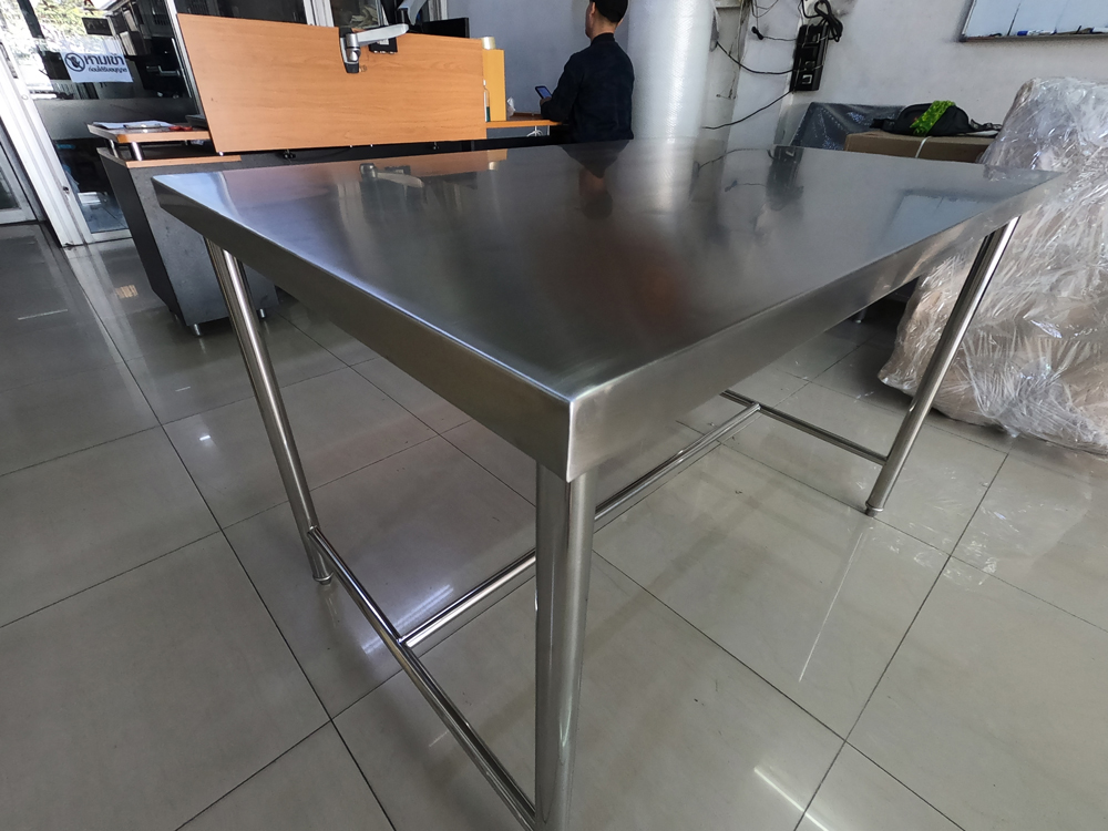 88040::SPD-KSS01::โต๊ะสแตนเลสงานเชื่อมทั้งตัว ขาปรับระดับ ทนทานและสะดวกต่อการใช้งาน เอสพีดี โต๊ะสแตนเลส