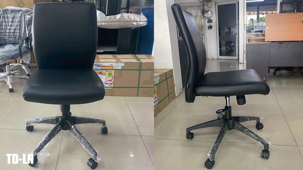 51053::TD-LN::เก้าอี้ รุ่น TD-LNขนาด ก470xล530xส920ซม. หนังเทียม/ ผ้าฝ้าย เพอร์เฟ็คท์ เก้าอี้สำนักงาน