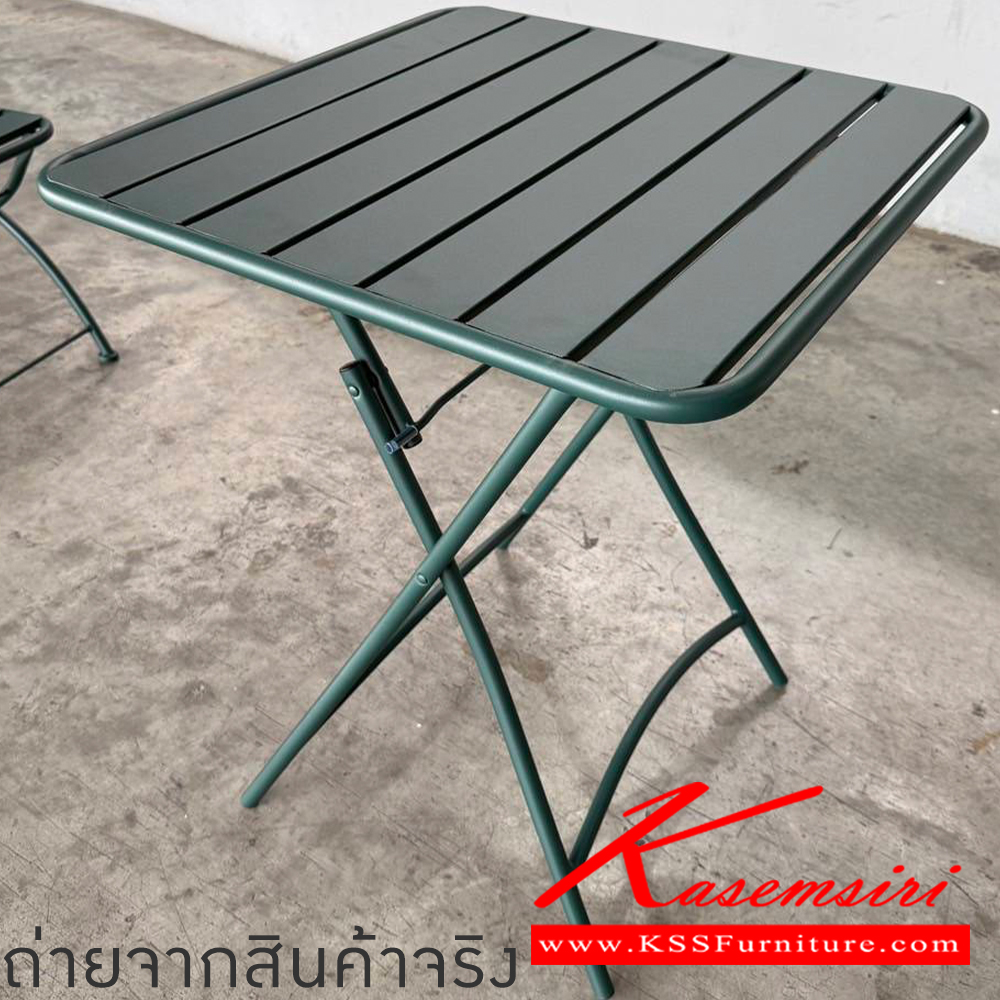 06001::ANDEL2S(แอนเดล2เอส)::ANDEL2S(แอนเดล2เอส) ชุดโต๊ะสนามเหลี่ยม 2 ที่นั่ง โต๊ะ 600x600x720มม. เก้าอี้ 420x500x880มม.  เบสช้อยส์ โต๊ะสนาม Outdoor