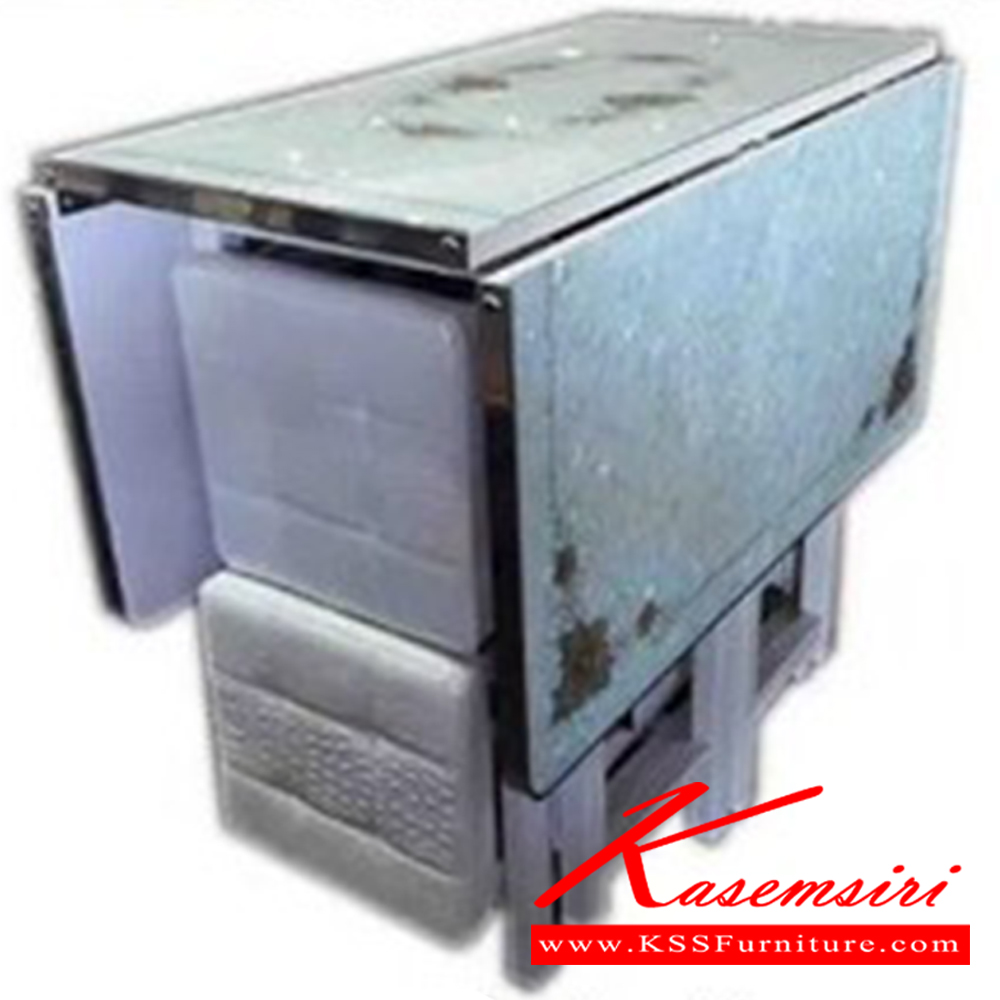 75093::JUSTCO(จัสโก้)::JUSTCO(จัสโก้) ชุดโต๊ะอาหารหน้ากระจก 4 ที่นั่งพับได้ โต๊ะขนาด ก800xล1200xส745มม. เก้าอี้ ขนาด ก285xล285xส470มม. เบสช้อยส์ โต๊ะอเนกประสงค์ เบสช้อยส์ โต๊ะอเนกประสงค์