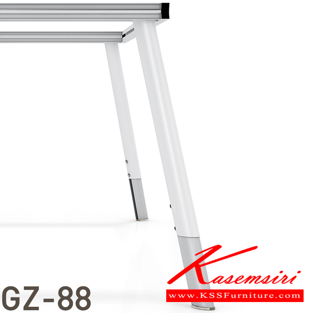 12068::GZ-88-2::โต๊ะทำงาน1.8ม.ขาเหล็ก  ขนาด 180w 80d 75h cm. เคลือบเมลามีน และตู้ข้างโต๊ะ Cabinet SB1 ขนาด 120w 50d 69 h cm. บีที ชุดโต๊ะทำงาน