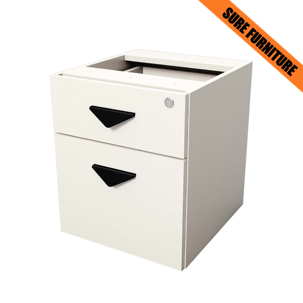 97075::CDW-2::A Sure cabinet with 2 drawers. Dimension (WxDxH) cm : 40x44x45. Available in White SURE Cabinets