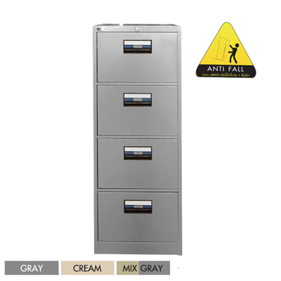 86042::FC-204::A Sure steel cabinet with 4 drawers. Dimension (WxDxH) cm : 46.1x62x132 Metal Cabinets