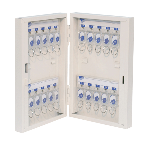 47017::KB-20::A Sure key cabinet for 20 keys. Dimension (WxDxH) cm : 22x6.2x33 Metal Multipurpose Cupboards