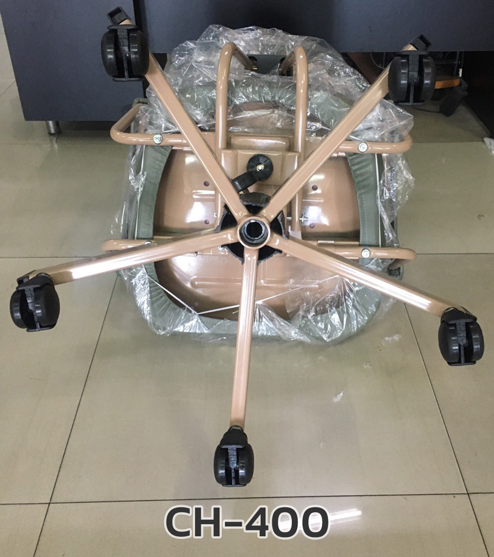 42011::CH-400::A Lucky office chair with height adjustable and PVC leather/wool fabric seat. Dimension (WxDxH) cm : 59x53x84.5