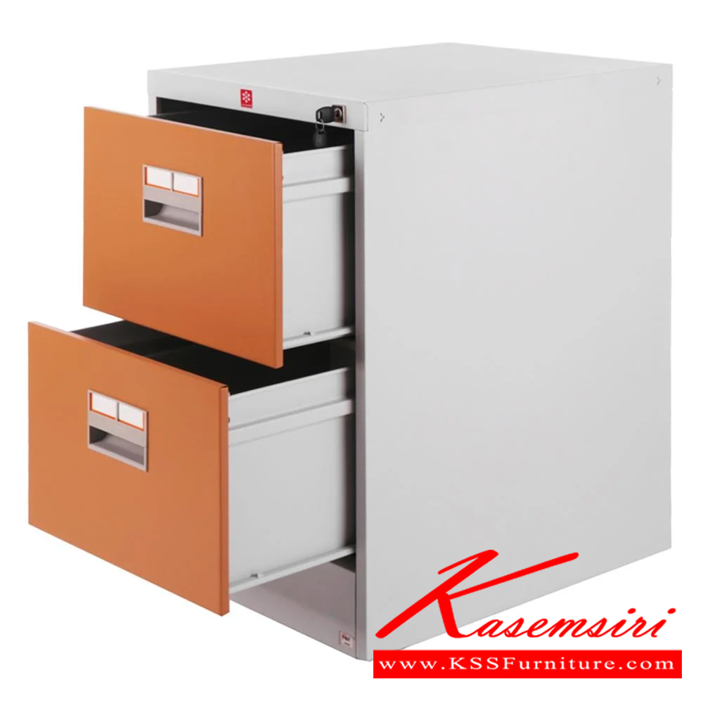 90090::KCDX-2-EG(น้ำตาล)::ตู้เก็บเอกสารเหล็ก 2ลิ้นชัก EG(น้ำตาล) ขนาด 466x614x735 มม. (กxลxส) ลัคกี้เวิลด์ ตู้เอกสารเหล็ก ลัคกี้เวิลด์ ตู้เอกสารเหล็ก