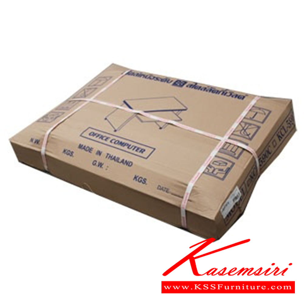 80038::KCL-590C-TG(เทาทราย)::โต๊ะคอมพิวเตอร์เหล็ก 80 ซม. TG(เทาทราย) ขนาด 800x590x740 มม. (กxลxส)  หน้าTOPเหล็กปิดผิวด้วยลามิเนท ลัคกี้เวิลด์ โต๊ะคอมพิวเตอร์เหล็ก