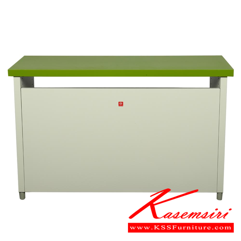 98021::KDS-120-GG(เขียว)::โต๊ะอเนกประสงค์เหล็ก4ฟุต GG(เขียว) ขนาด 1200x500x740 มม. (กxลxส) ลัคกี้เวิลด์ โต๊ะอเนกประสงค์เหล็ก