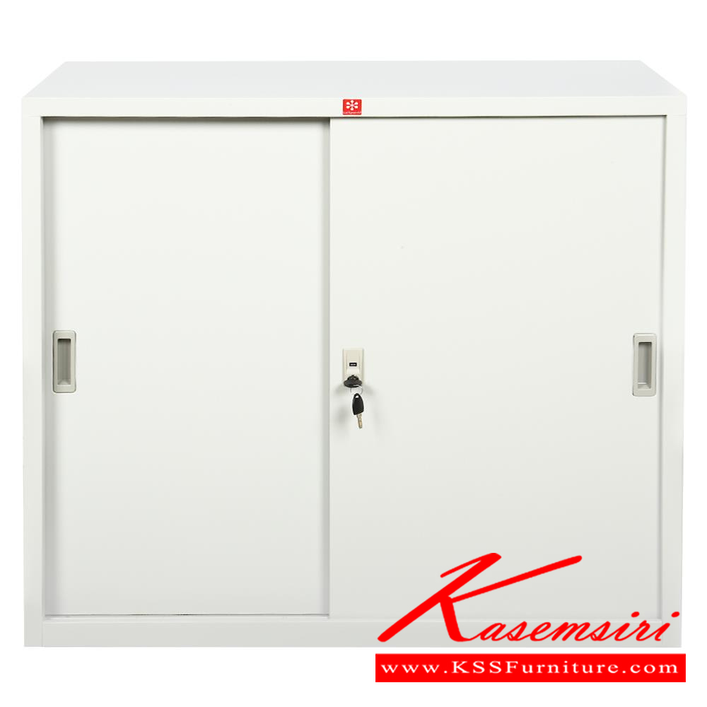 03078::KSS-120-TG(เทาทราย)::ตู้เอกสารเหล็ก บานเลื่อนทึบ 4 ฟุต TG(เทาทราย) ขนาด 1188x408x877 มม. (กxลxส) ลัคกี้เวิลด์ ตู้เอกสารเหล็ก ลัคกี้เวิลด์ ตู้เอกสารเหล็ก
