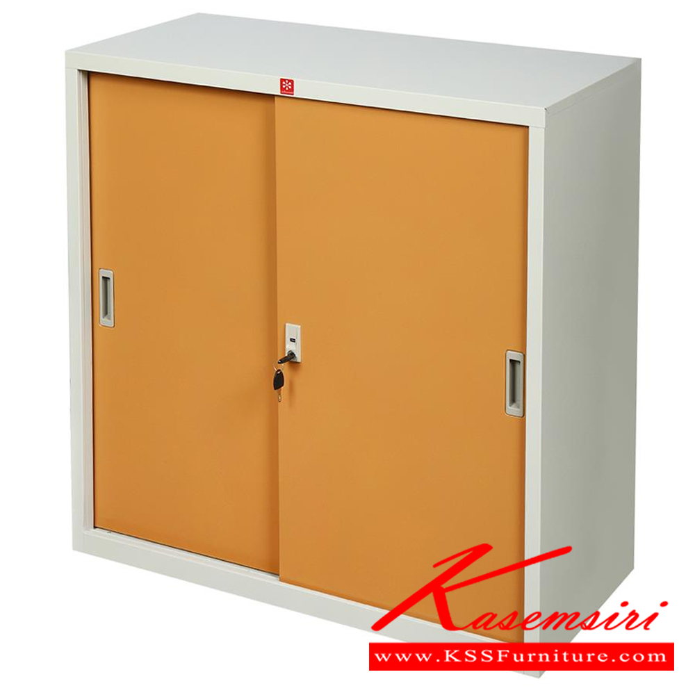 58447881::KSS-90-EG(น้ำตาล)::ตู้เอกสารเหล็ก บานเลื่อนทึบ 3ฟุต EG(น้ำตาล) ขนาด 877x408x877 มม. (กxลxส) ลัคกี้เวิลด์ ตู้เอกสารเหล็ก ลัคกี้เวิลด์ ตู้เอกสารเหล็ก