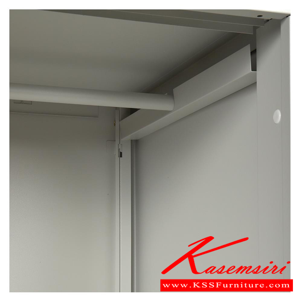 621345046::KVS-152K+ST-152K-TG(เทาทราย)::ตู้เสื้อผ้าเหล็กบานเลื่อนทึบซ้าย-กระจกเงาขวาสูง150ซม.  TG(เทาทราย) ขนาด 1188x620x1525 มม. (กxลxส) และขารองตู้ ST-152K ขนาด 1188x623x300 มม. (กxลxส) ลัคกี้เวิลด์ ตู้เสื้อผ้าเหล็ก ลัคกี้เวิลด์ ตู้เสื้อผ้าเหล็ก