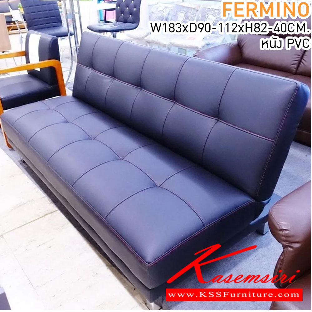 15072::POP::A Mass stool with MVN/VN leather. Dimension (WxDxH) cm : 47x47x43. Available in 2 colors : Blue and Purple MASS SOFA BED