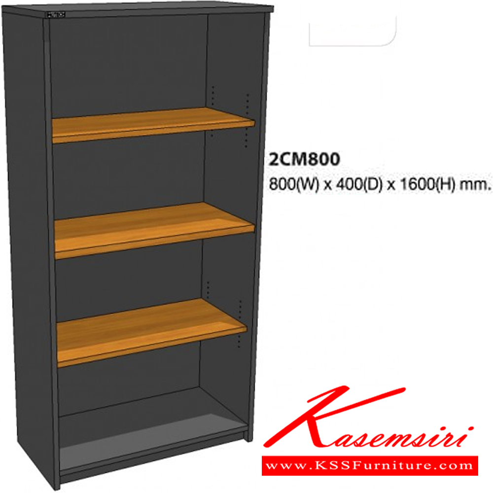 21044::2CM800-BKN::A Mo-Tech cabinet with 4 open shelves. Dimension (WxDxH) cm : 80x40x160. Available in 2 colors: Light Grey and Dark Grey