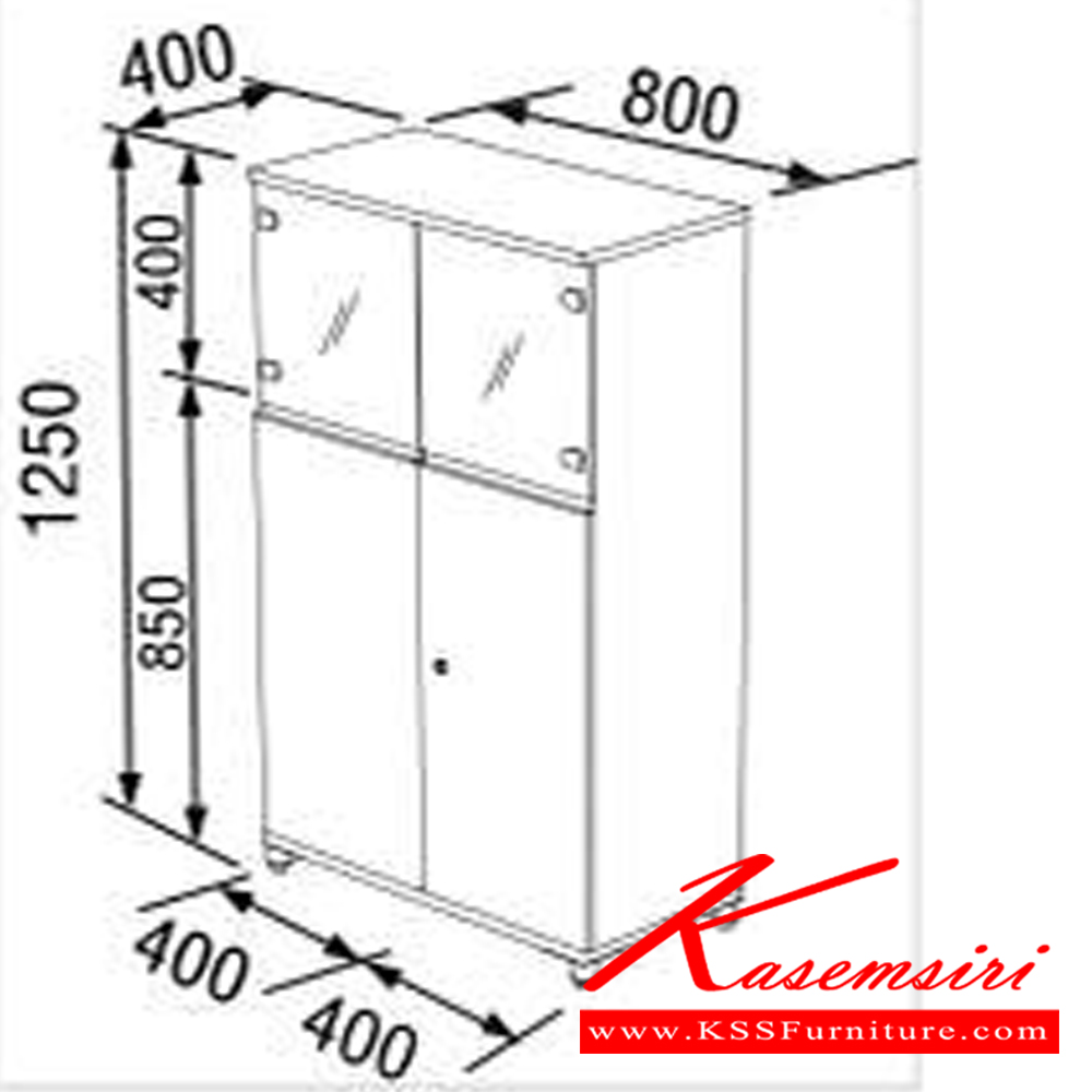50030::2EXCI813::ตู้เก็บเอกสารล่างบานเปิดบนบานเปิดกระจก ขนาด W800xD400xH1250 มม. สีมอคค่าสลับดำ,สีไวท์วูดสลับดำ โม-เทค ตู้เอกสาร-สำนักงาน