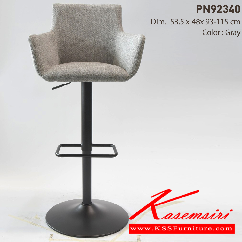 28031::PN92340::Material : Fabric seat with metal leg
- ใช้งานกับโต๊ะหรือเคาน์เตอร์ที่มีความสูง
- ดีไซน์สวย แข็งแรงทนทาน  ไพรโอเนีย เก้าอี้บาร์