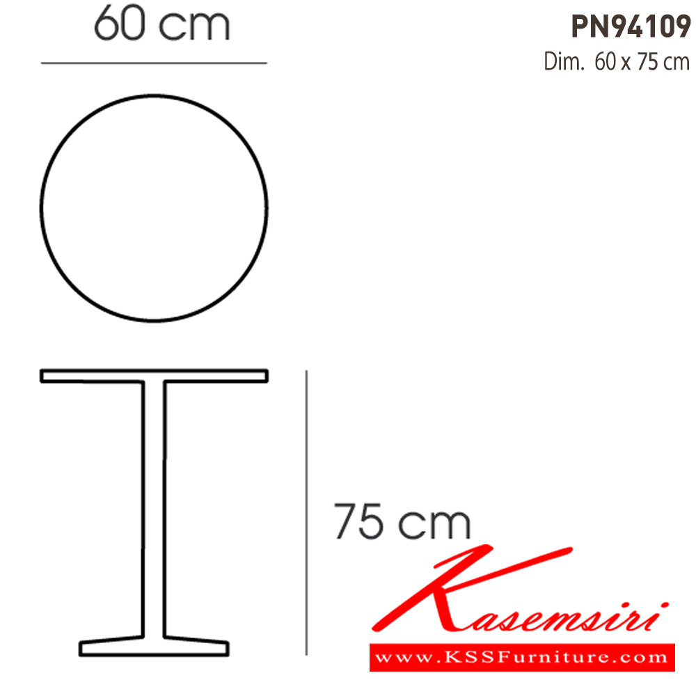 51089::PN94109::โต๊ะดินเนอร์ อเนกประสงค์ วงกลมขนาด ก600xส750มม. มี 2 แบบ สีขาวล้วน,สีดำล้วน ขาเหล็กพ่นสี
หน้าท๊อป ไม้mdfพ่นสี โต๊ะอเนกประสงค์ ไพรโอเนีย