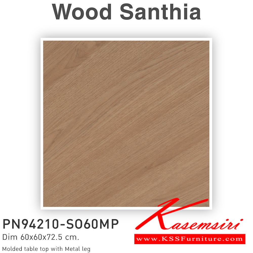 76027::PN94210-SO60MP::โต๊ะอเนกประสงค์ ขนาด 600x600x725 มม. ไพรโอเนีย โต๊ะอเนกประสงค์