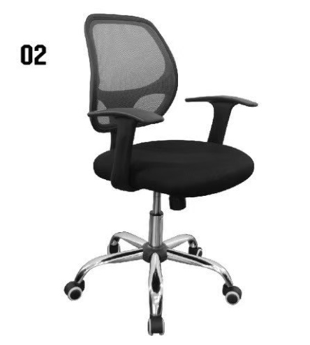 04077::PB-147 (EASE)::เก้าอี้สำนักงาน EASE ขนาด585X590X900-980 มม. เบาะนั่งผ้าตาข่ายสีดำ พนักพิงผ้าตาข่ายสีเทา เก้าอี้สำนักงาน PRELUDE พรีลูด เก้าอี้สำนักงาน