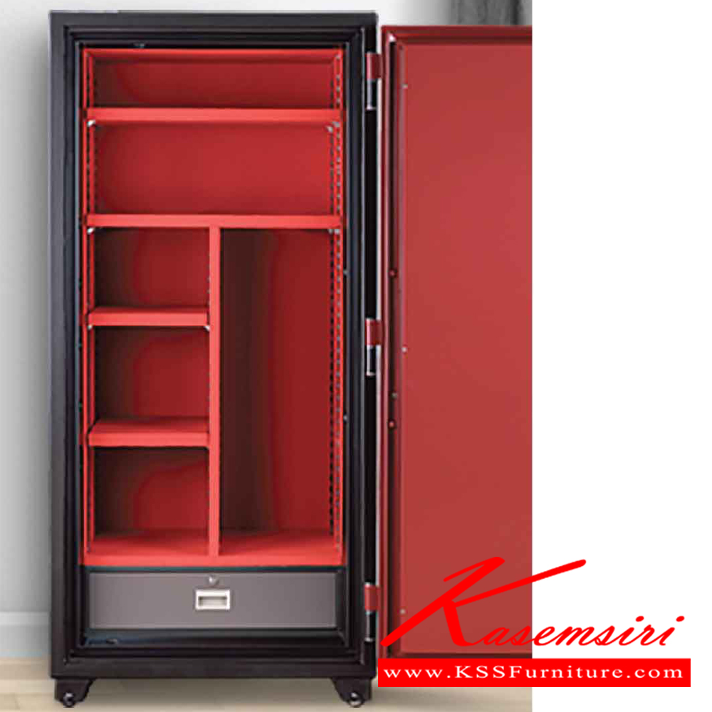 92030::SB90G::ตู้นิรภัย ตู้เซฟ เก็บปืน รุ่น SB90G น้ำหนัก 510 กิโลกรัม ขนาดภายนอก 800x701x1700 มม. ขนาดภายใน 624x441x1262 มม. เลือกได้ 6 สี(MG1,MG Two Tones,BK,DI,GT5,GO ) เพรสซิเด้นท์ ตู้เซฟ