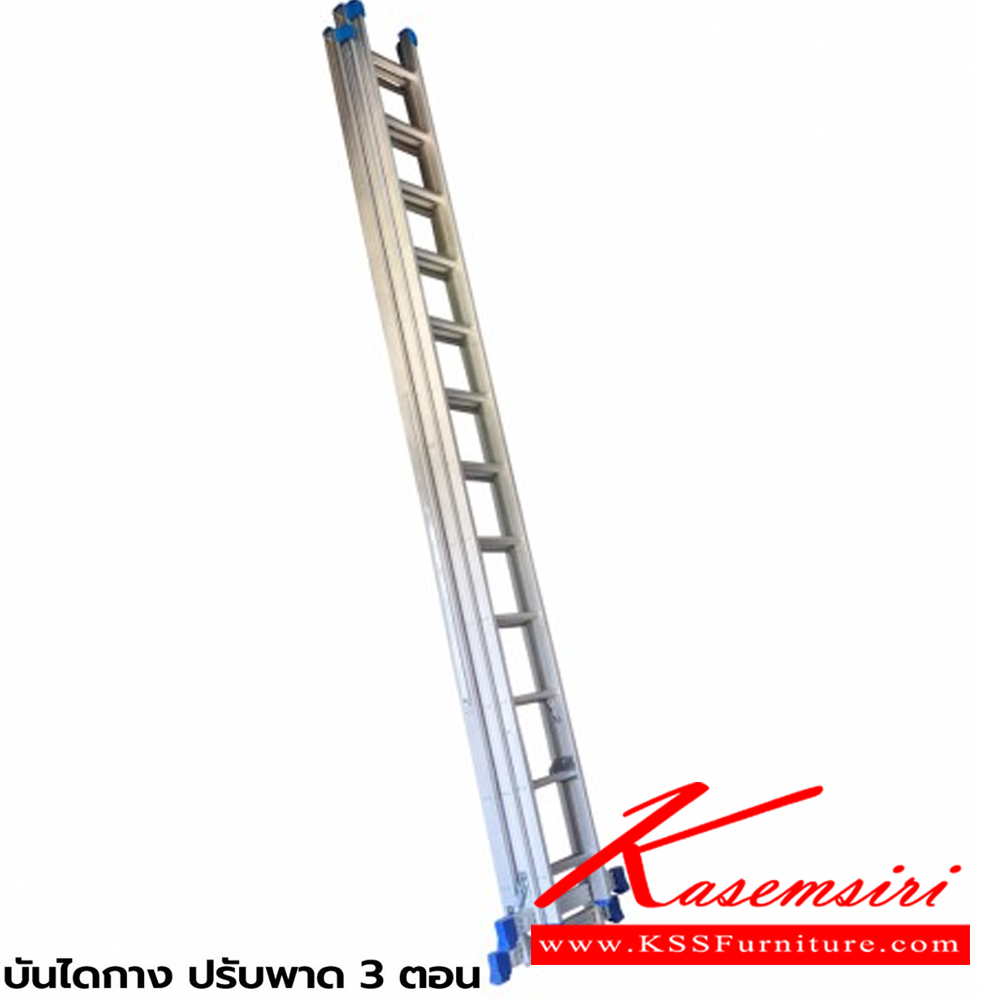 19055::LD-SA0314::A Sanki professional adjustable aluminium ladder with 14 feet tall. It can be adjusted to an extended step ladder with 1,037 cms stretched max. 