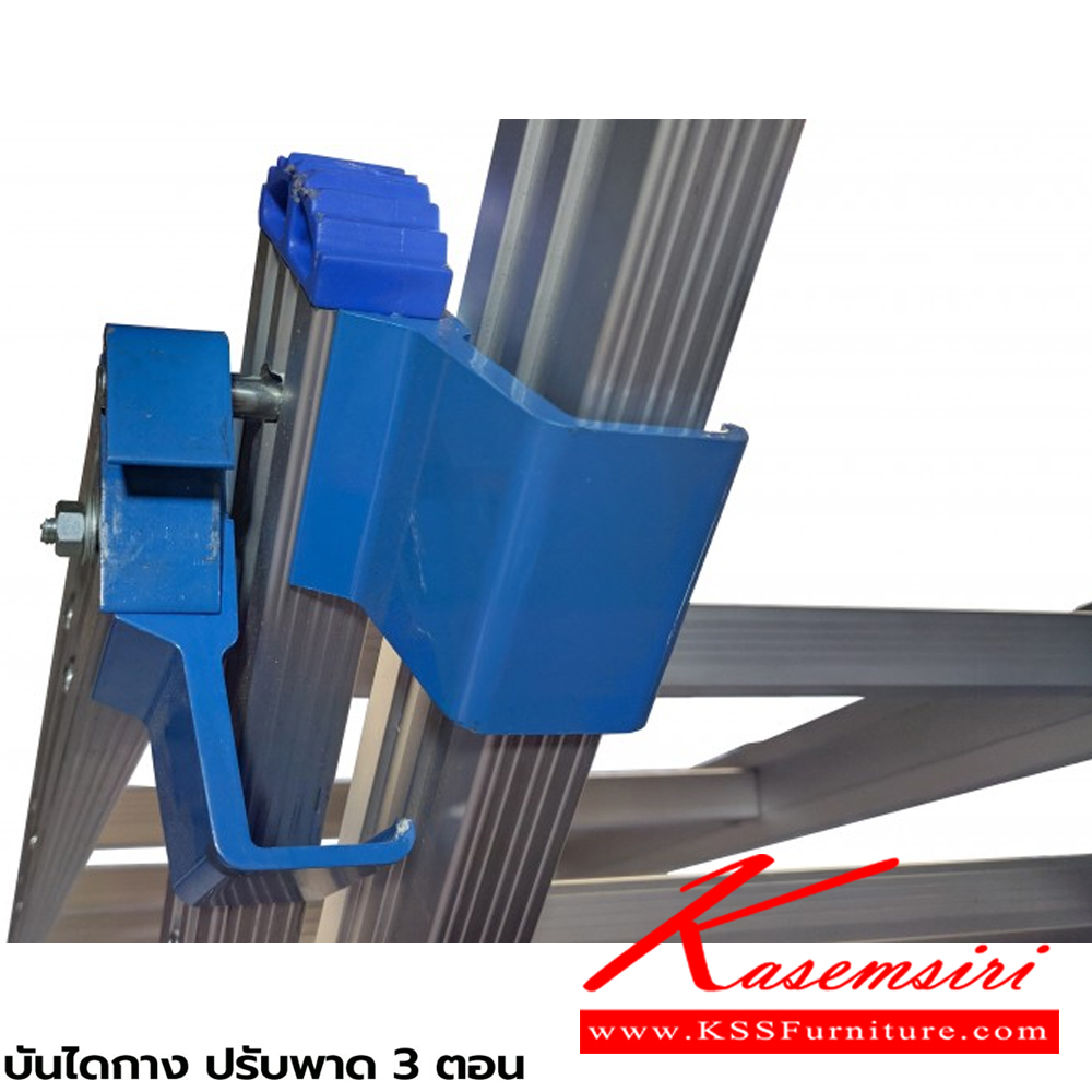 85081::LD-SA0314::A Sanki professional adjustable aluminium ladder with 14 feet tall. It can be adjusted to an extended step ladder with 1,037 cms stretched max. 