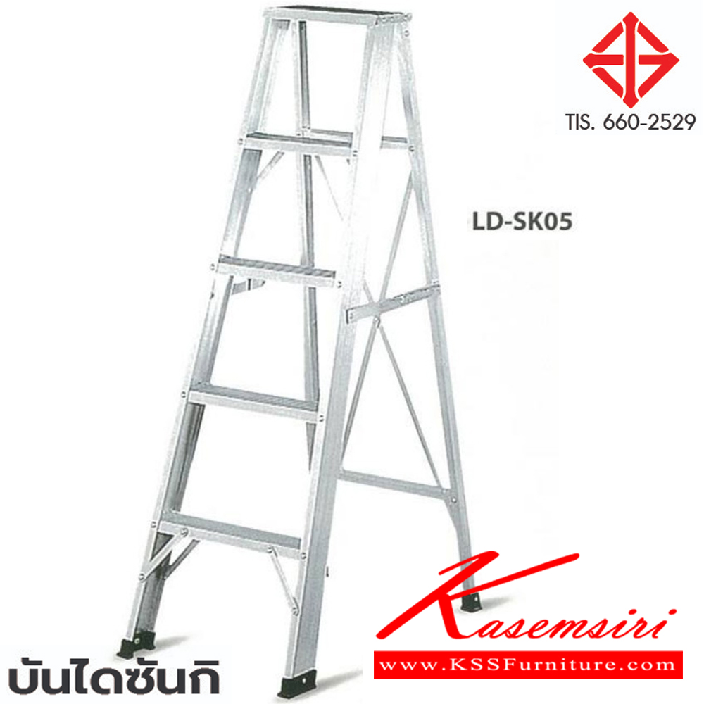 87088::LD-SK20::A Sanki 1-way aluminium ladder with 20 feet tall. (The price depends on its height) Sanki Aluminium Ladders