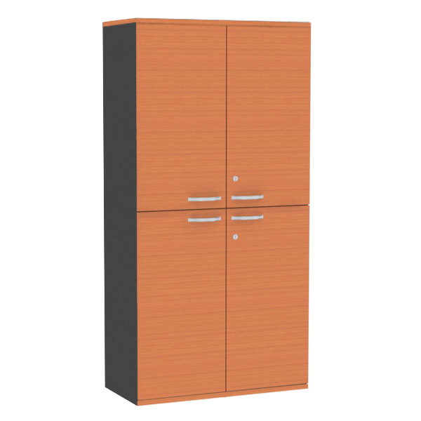 45046::SCM-811::A Sure cabinet with upper double swing doors and lower double swing doors. Dimension (WxDxH) cm : 80x40x160