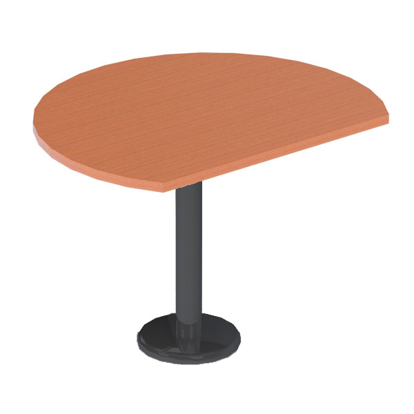 75080::STE-1281::โต๊ะต่อข้างขาเหล็ก STE-1261 ขนาด ก1200xล800xส750 มม. สีเชอร์รี่ ชัวร์ โต๊ะสำนักงานเมลามิน