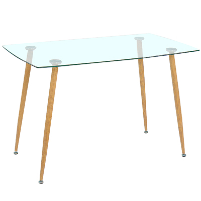 77056::GST-1201-HB-1375M::โต๊ะ WISDOM ขนาด ก1200xล700xส750 มม. และเก้าอี้ VONDA(กล่องละ4ตัว)(สีเทา,สีน้ำตาล) ขนาด ก445xล420xส875 มม. ชัวร์ ชุดโต๊ะอาหาร