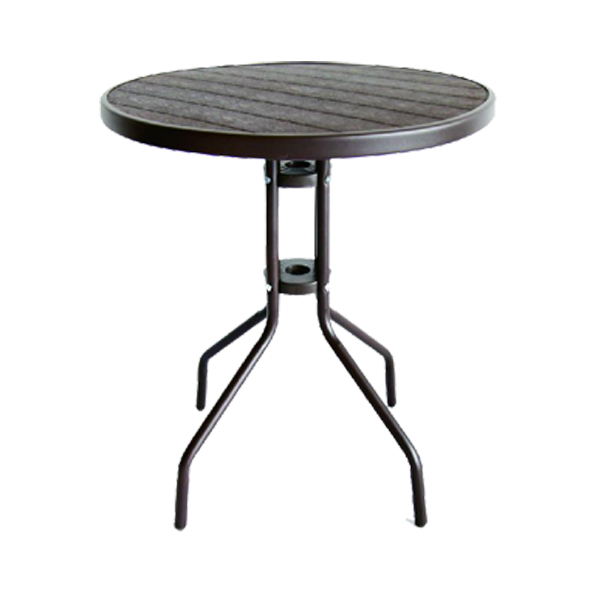 39090::HB-1550::โต๊ะสนาม AROGAN ขนาด ก600xล600xส700 มม. สีน้ำตาล  โต๊ะสนาม outdoor SURE ชัวร์ โต๊ะสนาม Outdoor