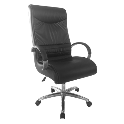 15083::PACIO-01::A Sure executive chair. Dimension (WxDxH) cm : 64x74x114-122. Available in Black SURE Executive Chairs
