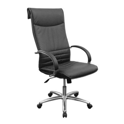 24038::STAR-3300::A Sure office chair with PU leather seat and gas-lift adjustable. Dimension (WxDxH) cm : 63x72x114-124. Available in Black SURE Office Chairs