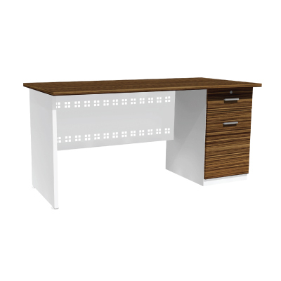 96080::ADK-1502::A Sure melamine office table. Dimension (WxDxH) cm :155x70x75