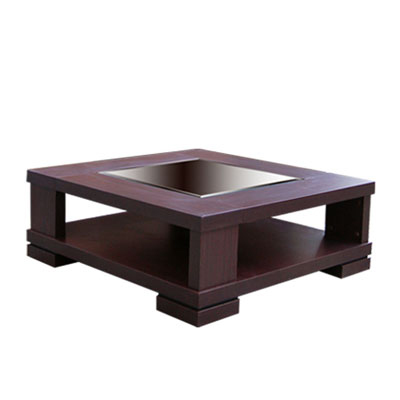 93023::CT-1031::A Sure sofa table. Dimension (WxDxH) cm : 100x100x37. Available in Oak