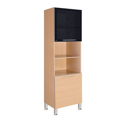 64093::DC-61L-DC61-R::A Sure multipurpose cabinet with upper swing glass door and lower swing door. Dimension (WxDxH) cm : 60x40x192