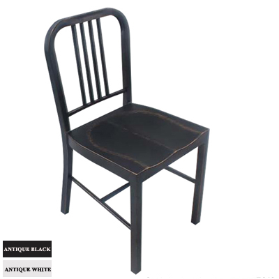 67027::HB-1121::เก้าอี้เหล็ก PORTHER (พอร์เตอร์) ขนาด ก410xล480xส830 มม. พนักพิง แป๊ปเหลี่ยม  รองรับน้ำหนักได้ 100 กก. สีดำแอนทิค ,ขาวแอนทิค เก้าอี้เหล็ก ชัวร์