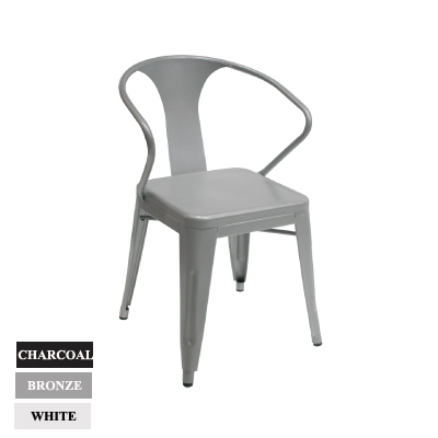 68049::HB-113::เก้าอี้ TANGO มี3สี สีบรอนซ์,ขาว,ชาร์โคล์ ขนาด515x520x790มม. ชัวร์ เก้าอี้แฟชั่น