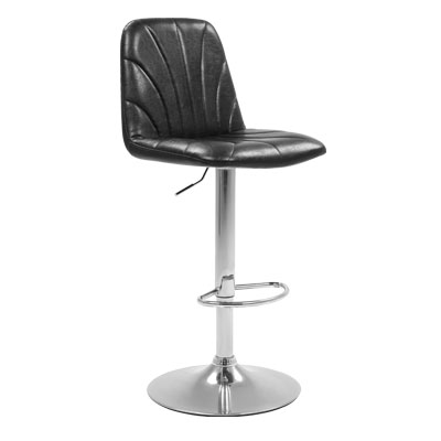 74046::HB-174::A Sure bar stool. Dimension (WxDxH) cm : 46x43x65-86.5. Available in Black, White and Red. 2 chairs per 1 pack SURE Bar Stools SURE Bar Stools SURE Bar Stools