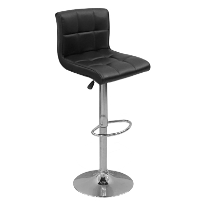 91064::HB-174::A Sure bar stool. Dimension (WxDxH) cm : 46x43x65-86.5. Available in Black, White and Red. 2 chairs per 1 pack SURE Bar Stools SURE Bar Stools