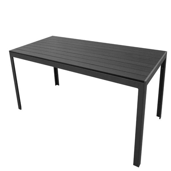 72065::SET3-MIRANO::ชุดโต๊ะสนาม MIRANO ประกอบด้วย HB-191T โต๊ะ MIRANO 160 cm ขนาด ก1600xล900xส730 มม.และเก้าอี้ HB-193 ENNIO(6) ขนาด ก565xล550xส870 มม.