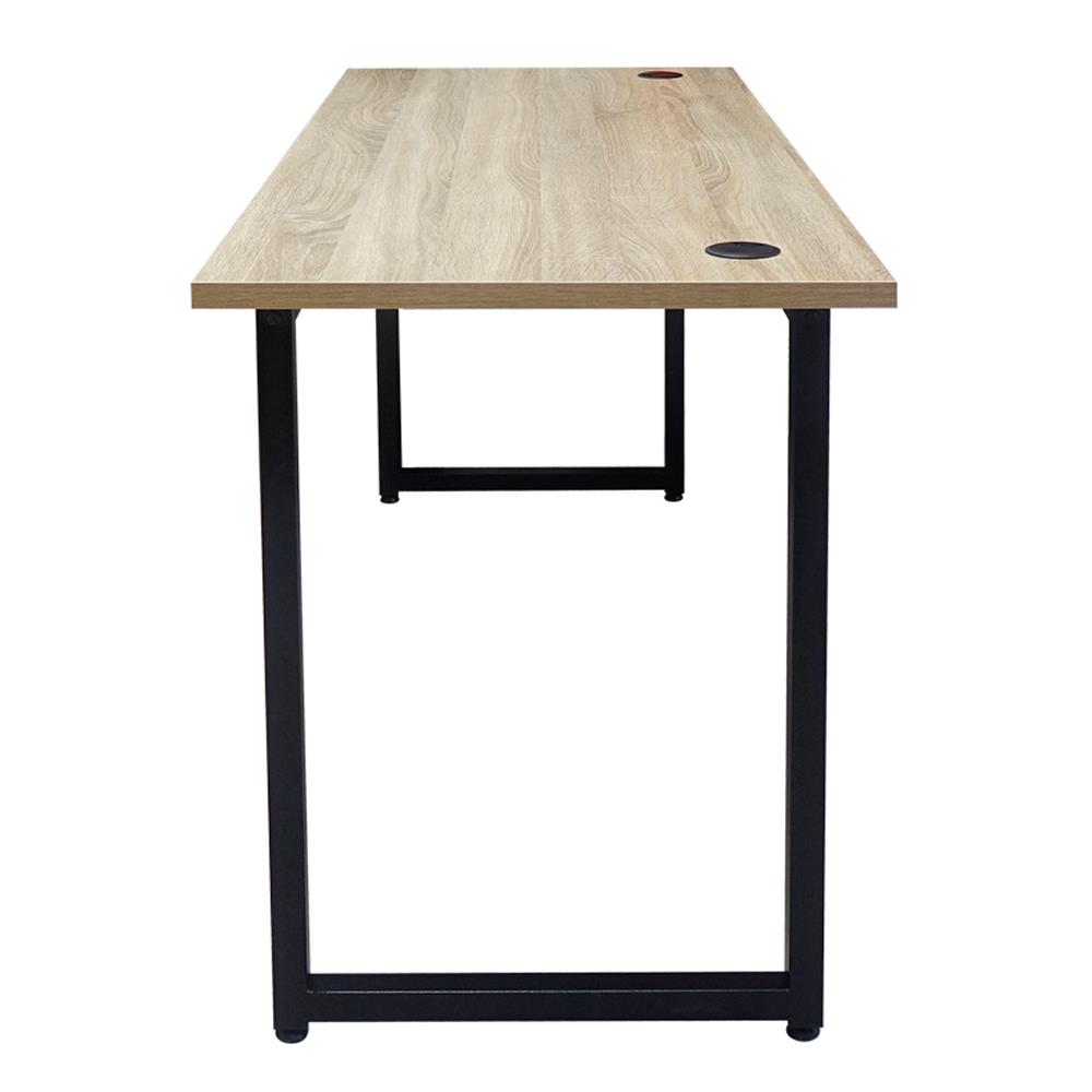 76087::HB-8024::โต๊ะทำงานโล่ง 150 ซม. ขนาด ก1500xล600xส750 มม.TOPหนา 25 มม. ปิดผิวด้วยเมลามิน โครงโต๊ะและคานเป็นเหล็กท่อเหลี่ยม พ่นสี EPOXY  ชัวร์ โต๊ะทำงาน