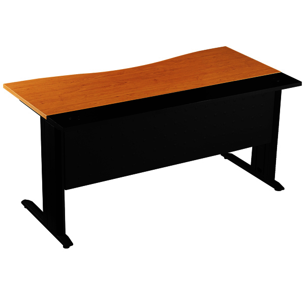 18083::JDK-1680::A Sure melamine office table with melamine laminated topboard. Dimension (WxDxH) cm : 160x80x75